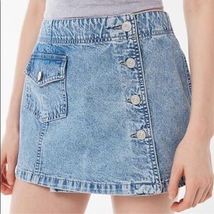 Urban Outfitters BDG Button Down Mini Denim Skirt